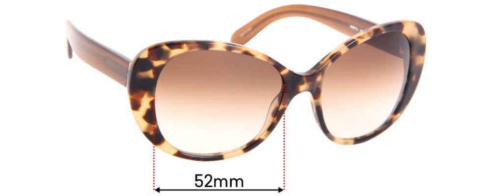 Kate Spade Emery/S Replacement Sunglass Lenses - 52mm wide